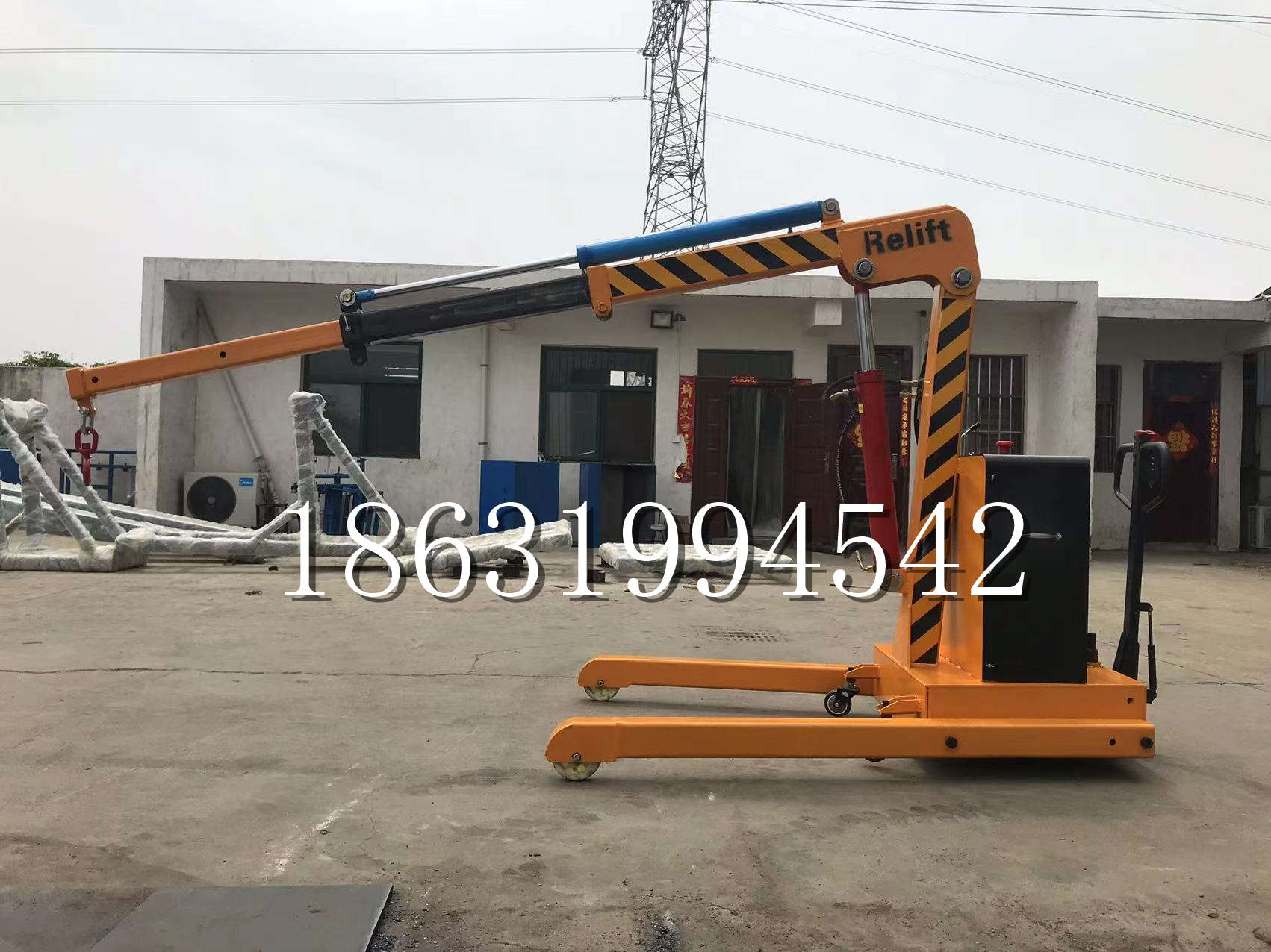 云冈区久征定做3吨三轮随车吊 农用园林绿化移树吊 平板工程用小吊机